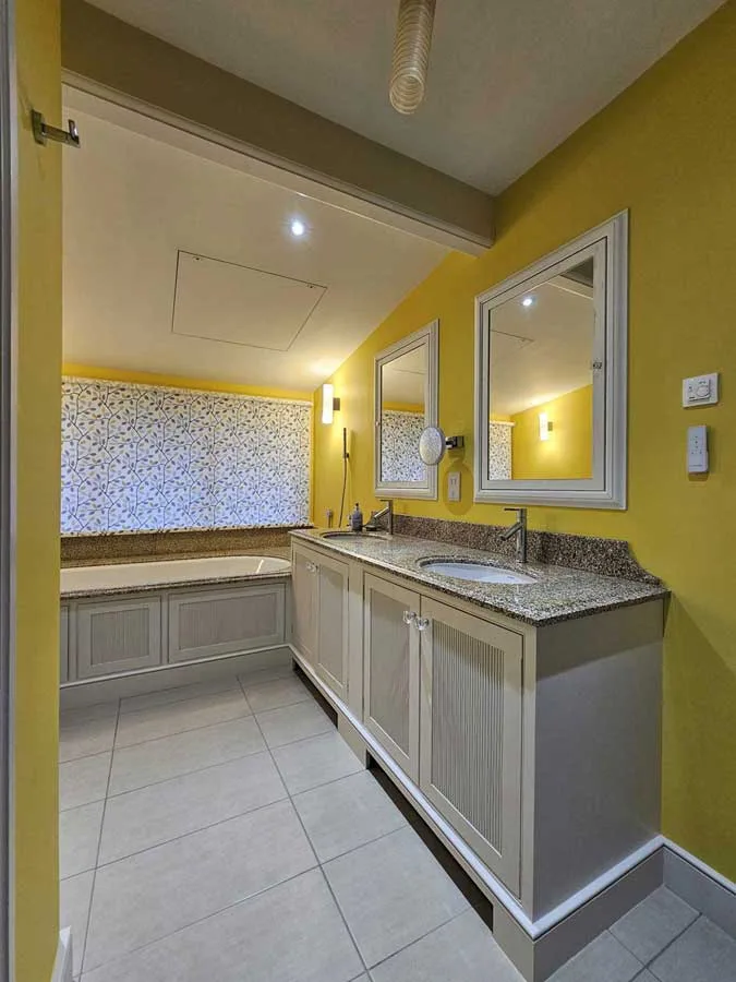 Reeded Shaker Bathroom — Private