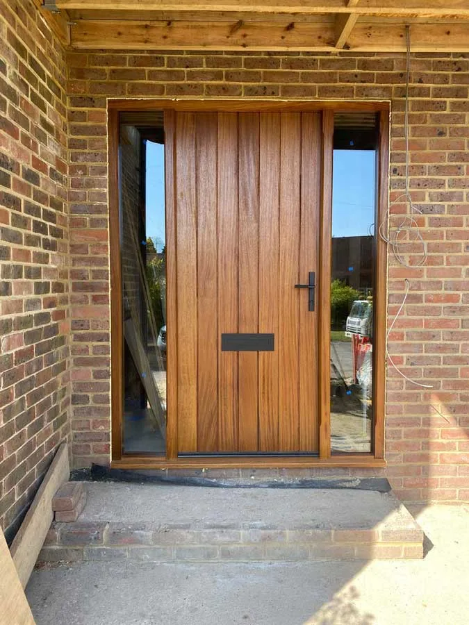 Iroko Front Door — Crowborough