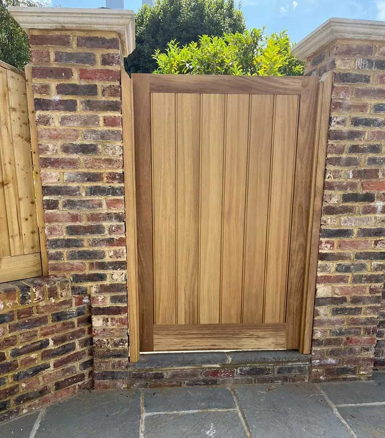 Iroko Pedestrian Gate — Tunbridge Wells