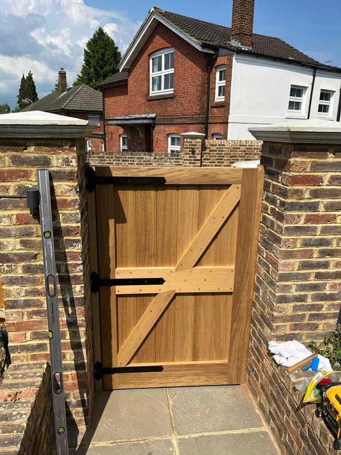 Iroko Pedestrian Gate — Tunbridge Wells