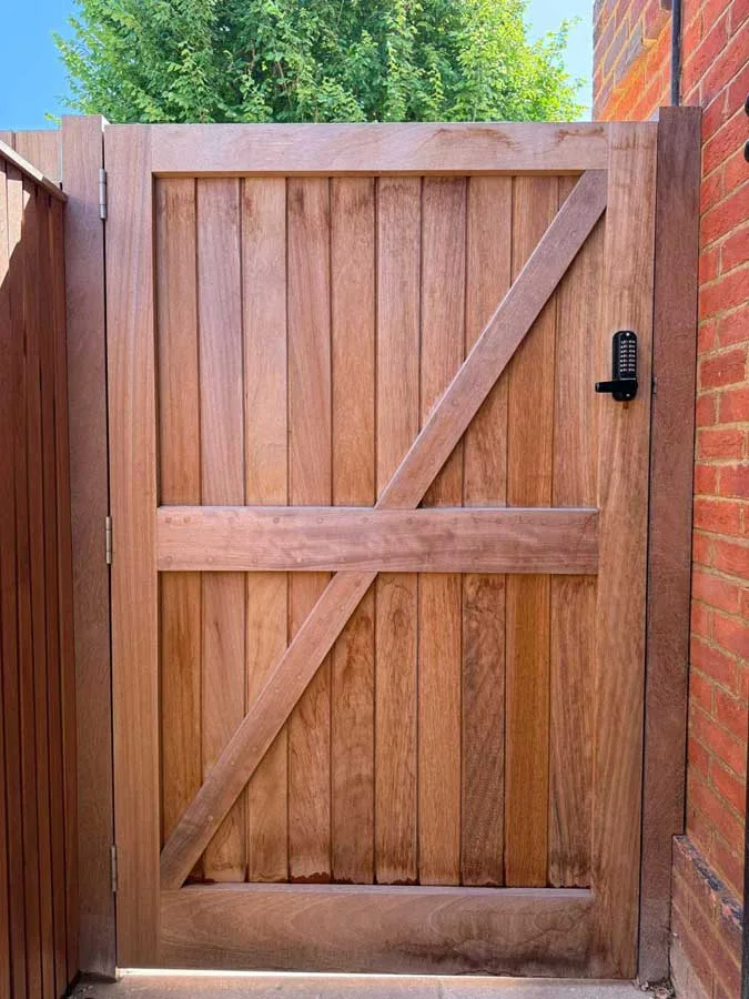 Iroko Garden Gates — Hove