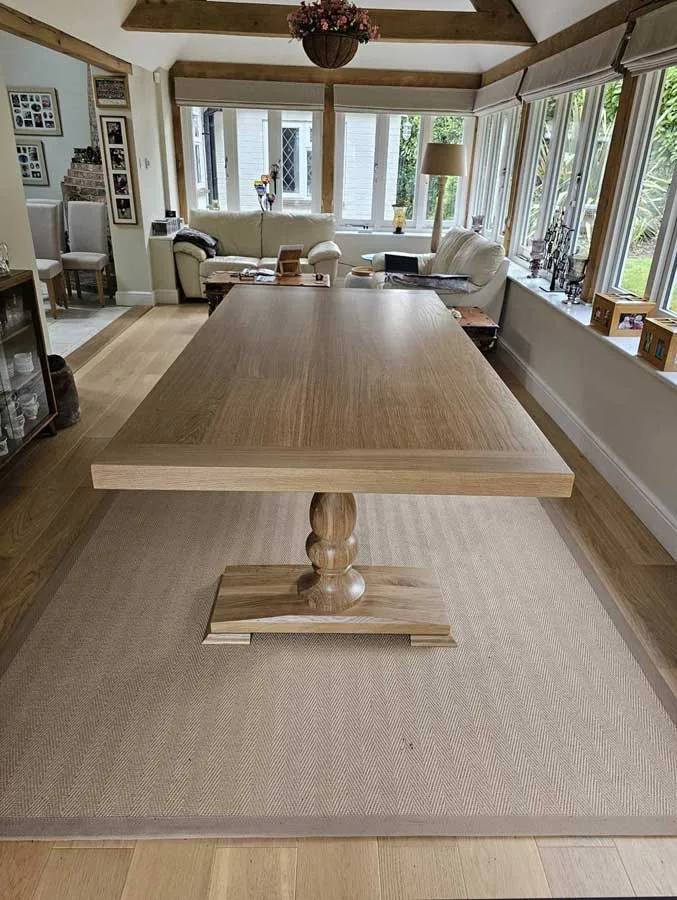 Oak Dining Table — Crowborough
