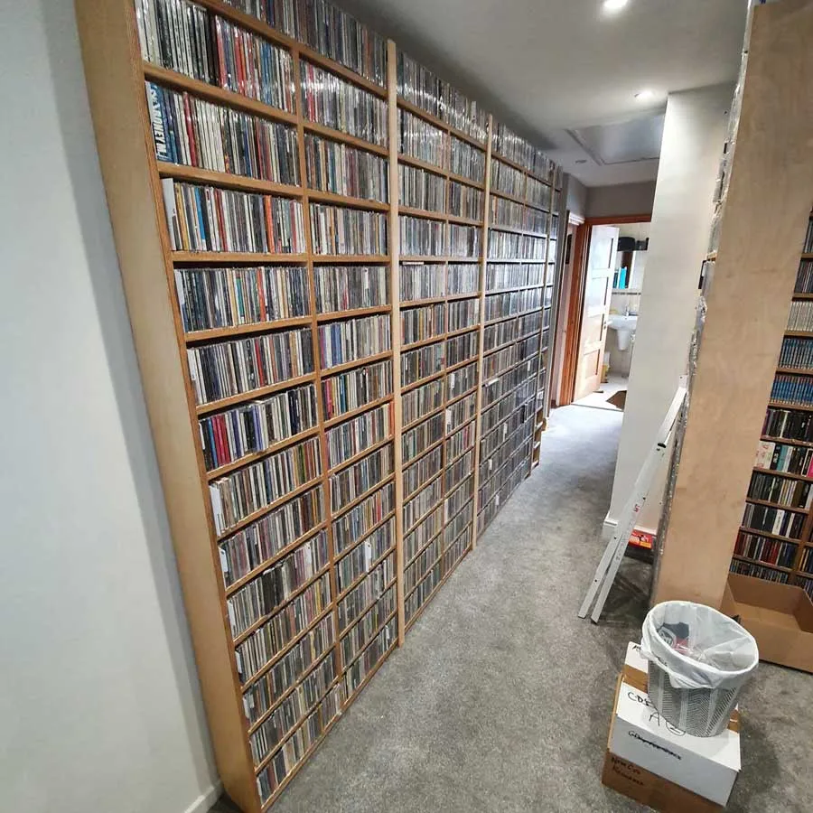Bespoke CD Storage Racking — Uckfield