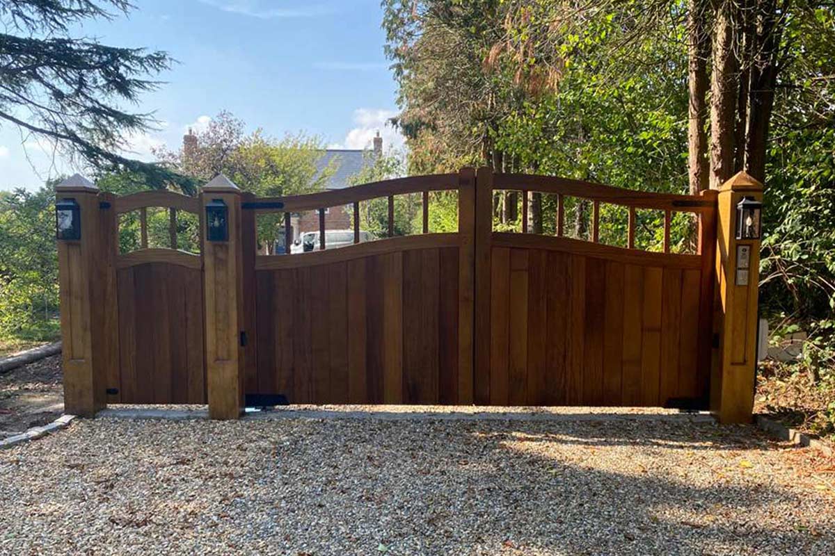 Bespoke timber gates East Sussex